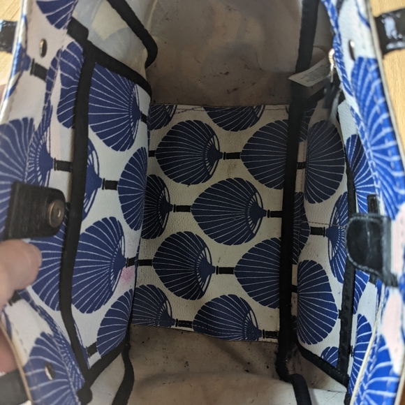 Kate Spade Blue and White Tote Bag - Picture 3 of 7